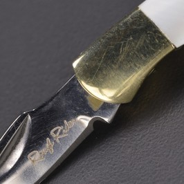 ラフライダー 小型ナイフ 折たたみ式 RR168 真珠貝 ラフライダー／ミニチュア フォルダー_画像5