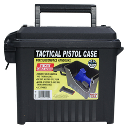 MTM hand gun case Tactical Pistol Compacta mocha n type [ S size ] Emuti M storage box 