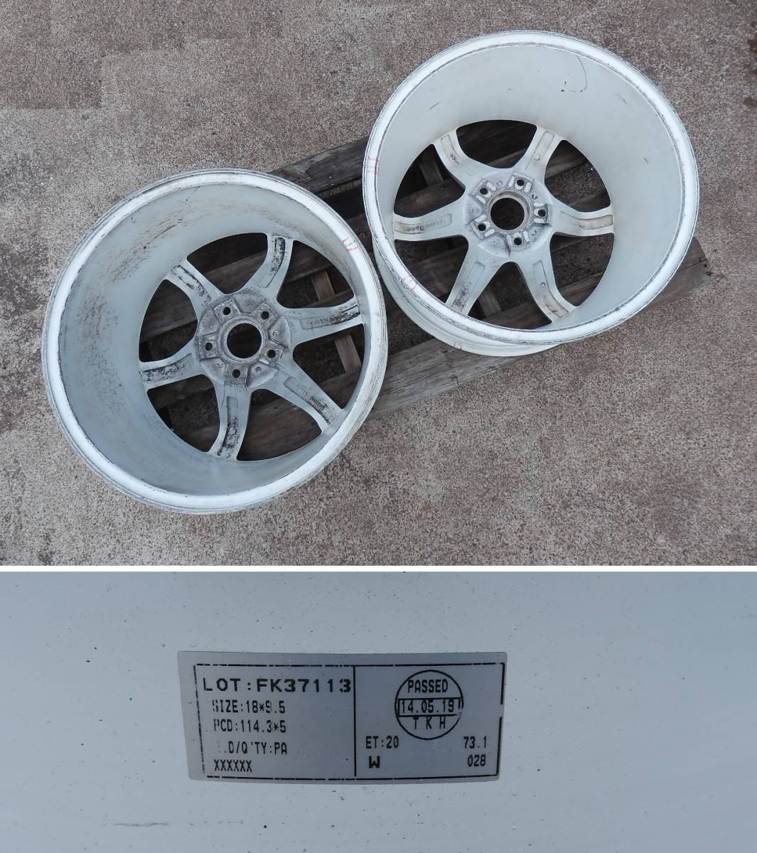 Junk 18 -inch opposite revolving concave aluminium wheel 9.5 Junk 18 -inch opposite revolving concave aluminium wheel 9.5
