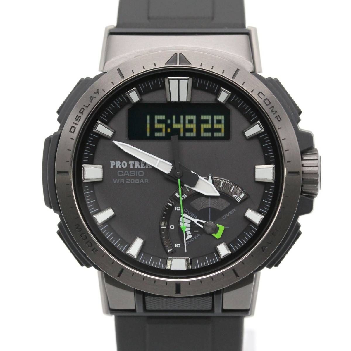 【未使用品 】カシオ CASIO プロトレック PRO TREK PRW-70Y メンズ デジタル アナログ 腕時計 稼働品 A04080の画像3