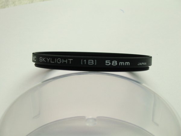 1オーナー 禁煙 Kenko ケンコー MULTI COATED FILTER MC SKYLIGHT〔1B〕58ｍｍ マルチコートガラスフィルター スカイライトフィルター_画像6