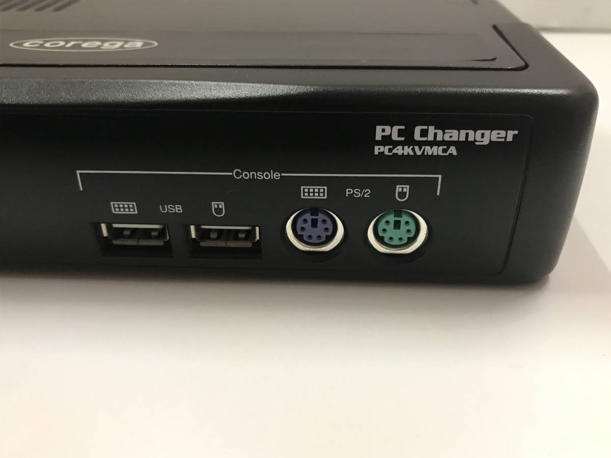 corega コレガ パソコン自動切替器 PC4KVMCA PS/2&USB接続 VGA（アナログRGB）Audio対応 PC4台用 アライドテレシス_画像5