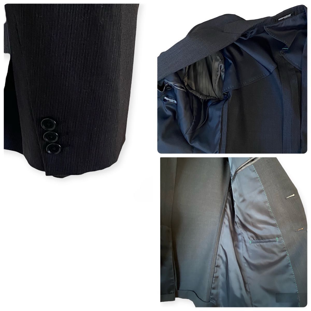 極美品★ピンキーウォルマン テーラードジャケット スーツ シングル ブラック