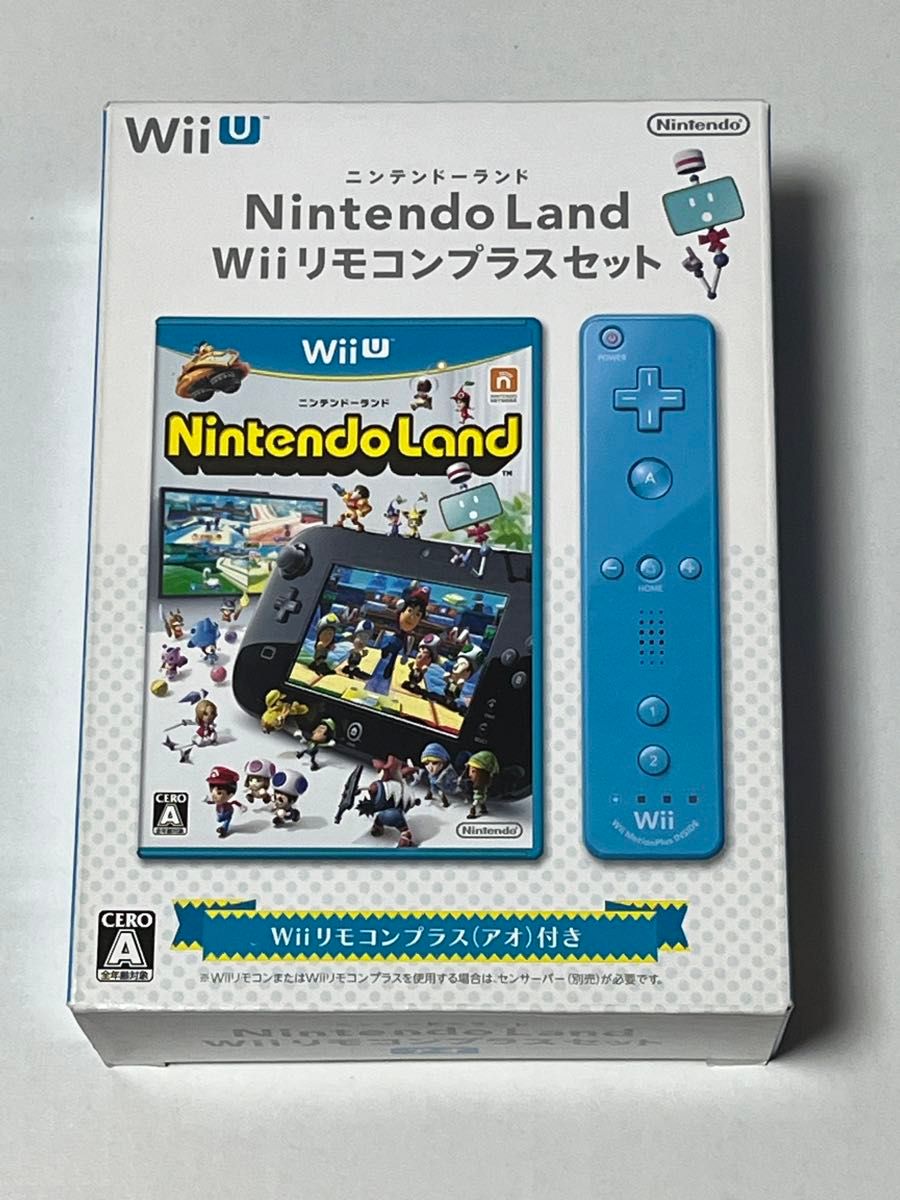 Wii Uニンテンドーランド  Nintendo Land Wiiリモコンプラスセットブルー新品未開封品