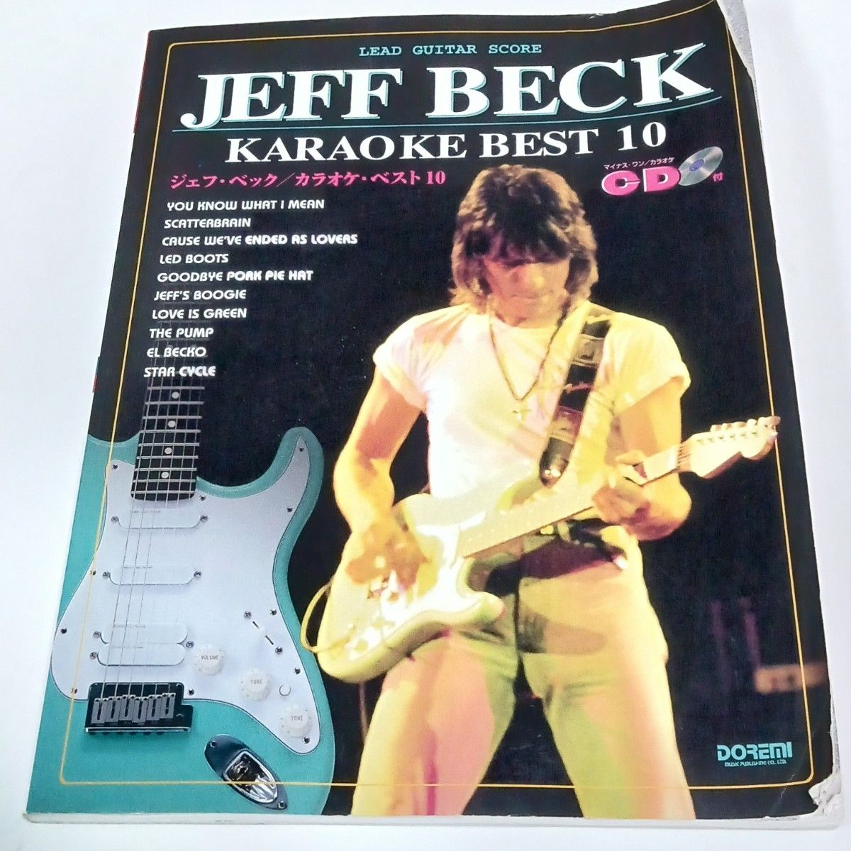 JEFF BECK　ジェフ・ベック カラオケ ベスト10 　CDなし