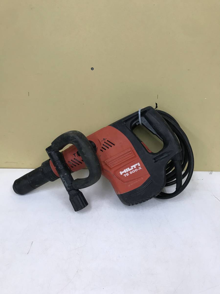 【中古品】★HILTI 電動ブレーカー 電動ハツリ機ハンマー TE500-X　ITY03PL5TBS4