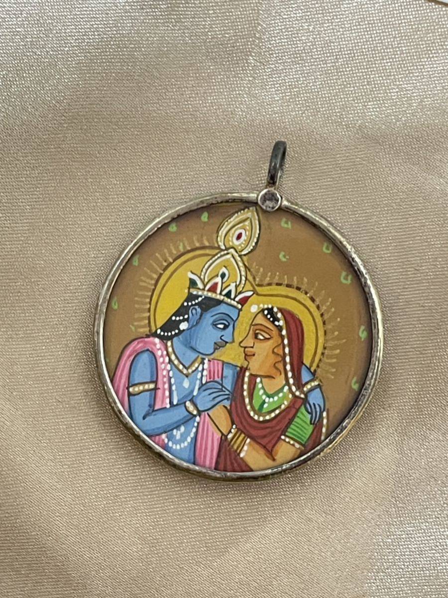  hard-to-find! India buying .. hand .. handmade siba god ....|siva car Lee hinduism. god pendant neck . attaching . shide . decoration neck decoration necklace 