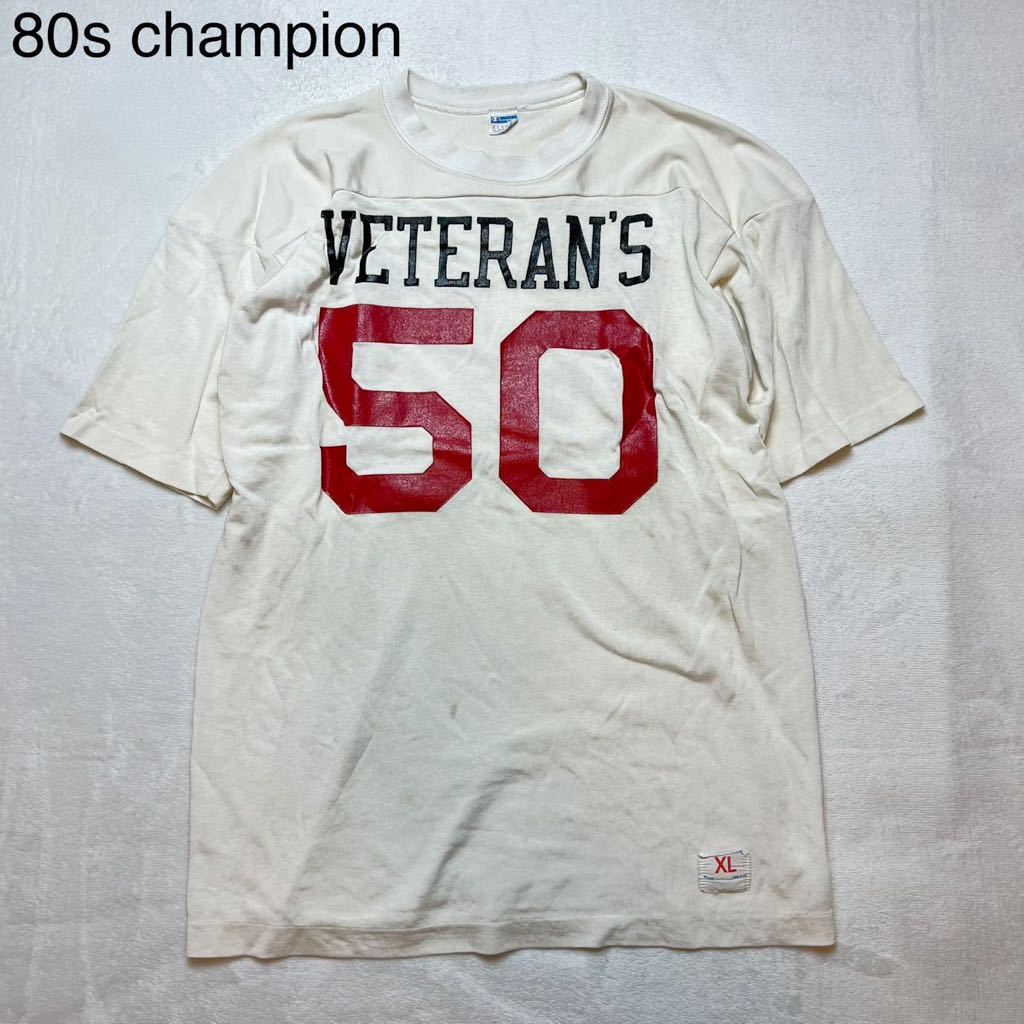 優先配送 70s〜80s champiox チャンピオン フットボールシャツ