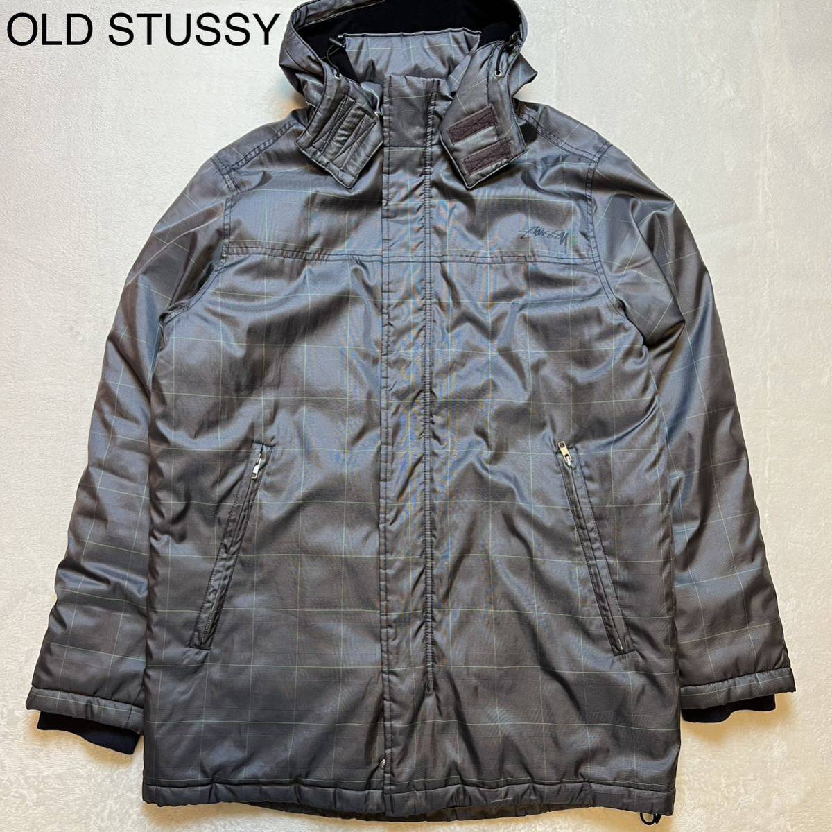 OLD STUSSY ステューシー 中綿 マウンテンパーカー コート グレー