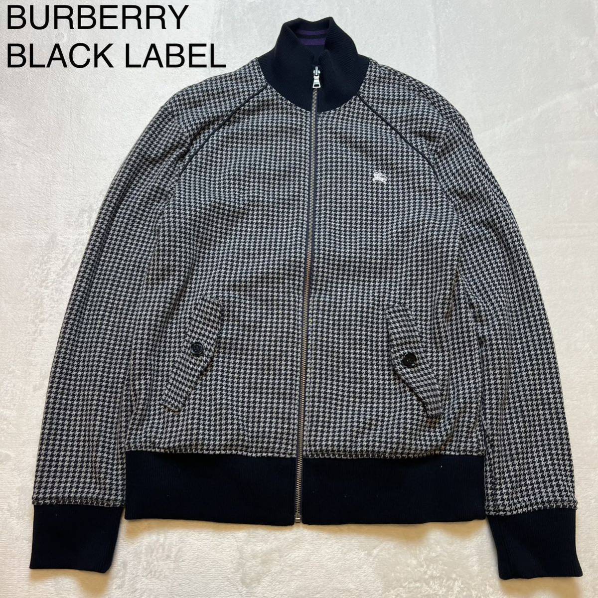 BURBERRY BLACK LABEL バーバリー トラックジャケット 千鳥格子 サイドライン