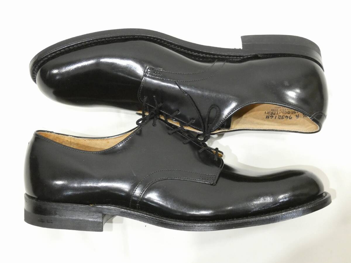 レア DEAD STOCK デッドストック 80s 89年製 ビンテージ US NAVY USN OXFORD サービス シューズ 10 1/2 R 革靴 レザー ミリタリー 60s 70sの画像4