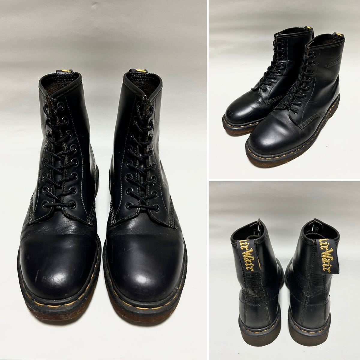 超希少 英国製 Dr.Martens 8ホールブーツ UK8 ドクターマーチン ブーツ 1460 美品 90's ヴィンテージ MADE IN ENGLAND マーチン UK製_画像1