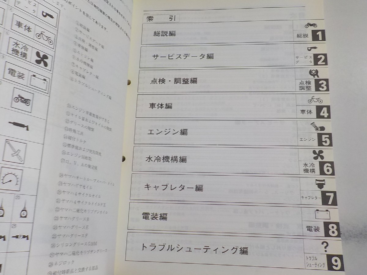 N2755◆YAMAHA ヤマハ サービスマニュアル SCOOTER XC50/XC50D Vino 5ST1/5ST3 5ST-F8197-J0 (ク）_画像2