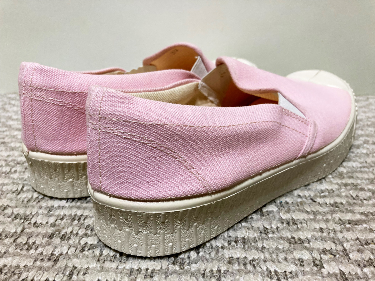 ♪箱なし新品 Made in CZECH REPUBLIC CEBO Slip-on 430P セボ スリッポン 傷汚れあり チェコ共和国製 サイズ表記 EU39（24〜24.5相当）♪_画像2