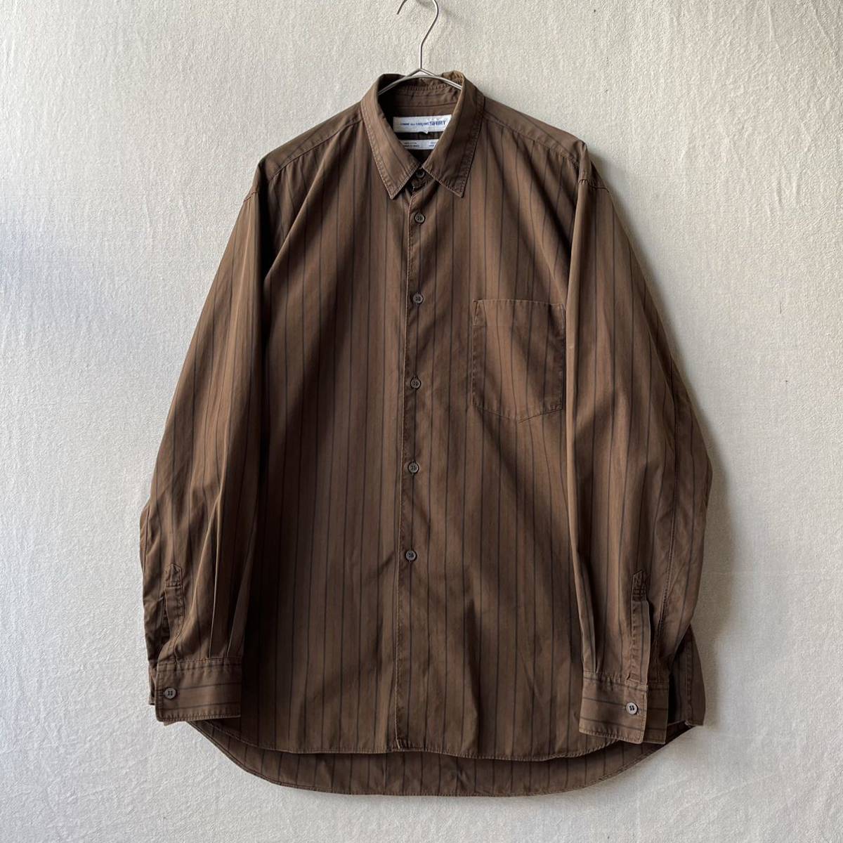 90s COMME des GARCONS SHIRT シャツ / M ストライプ ビンテージ アーカイブ T3-12074-1675