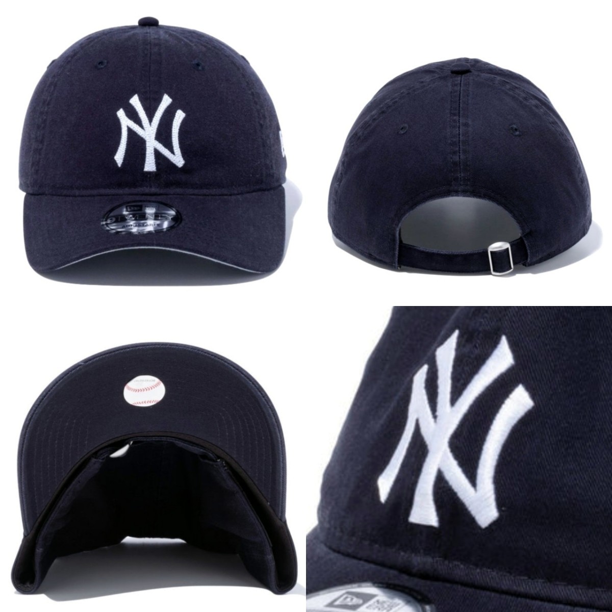 新品未使用 ニューエラ ローキャップ 紺 9twenty 正規品 ニューヨークヤンキース NEW ERA ベースボールキャップ ネイビー 帽子 NY