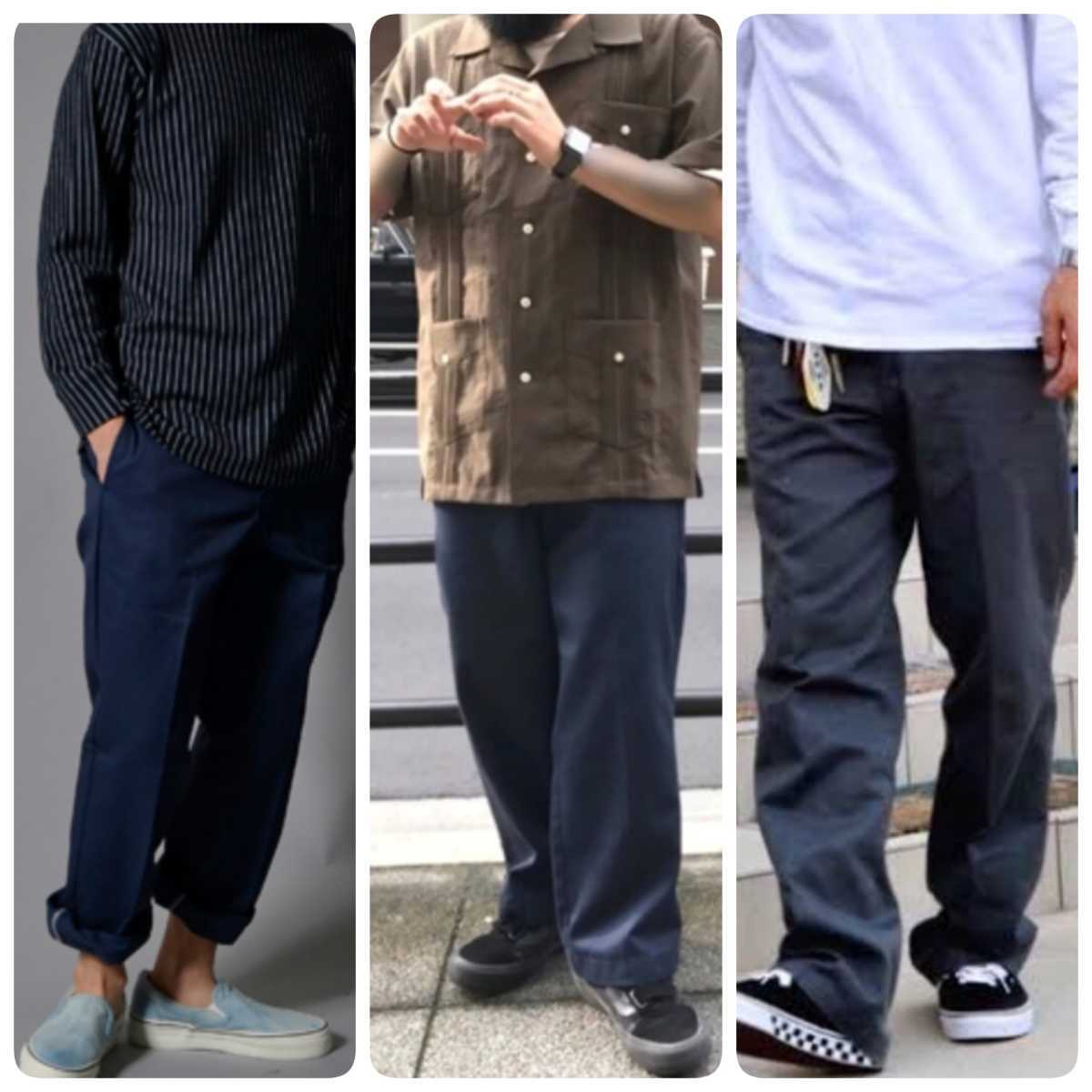 新品未使用 ディッキーズ 874 ワークパンツ DN W34×L30 Dickies USモデル チノパン ダークネイビー_画像4