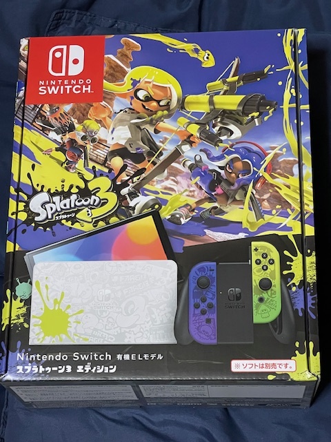 即決☆新品☆Nintendo Switch本体 有機ELモデル スプラトゥーン3エディション☆_画像1