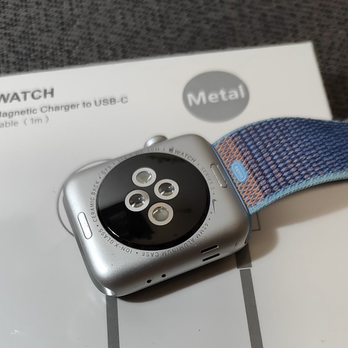 商品サイズ Apple Watch Series 3 42mm GPS シルバーアルミニウム 