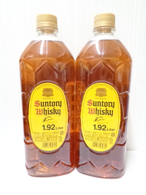 【未開栓】 SUNTORY サントリー ウイスキー 角 ペットボトル 1.92L(1920ml) おまとめ2本_画像1