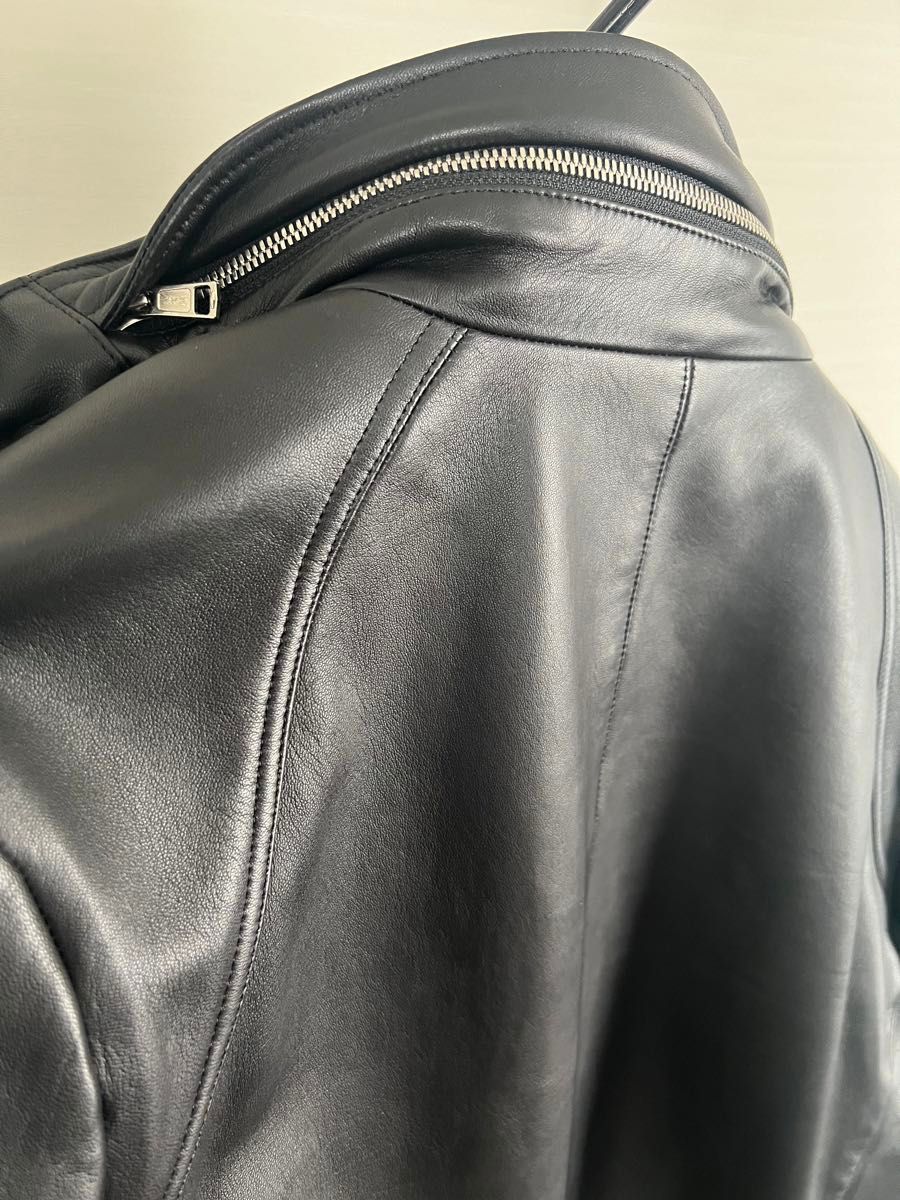 定価27万円 AKM 18AW レザー スタンド トラックジャケット STAND 定価27万円 AKM 18AW レザー スタンド トラックジャケット STAND