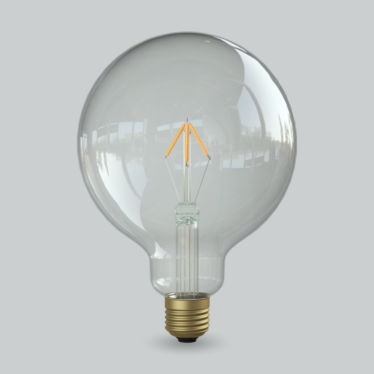 送料込!3個セットの金額です。3時間のみ使用 サイフォン Siphon LDF001 LEDフィラメント電球 調光対応 Siphonボール125 クリア E26 2200K