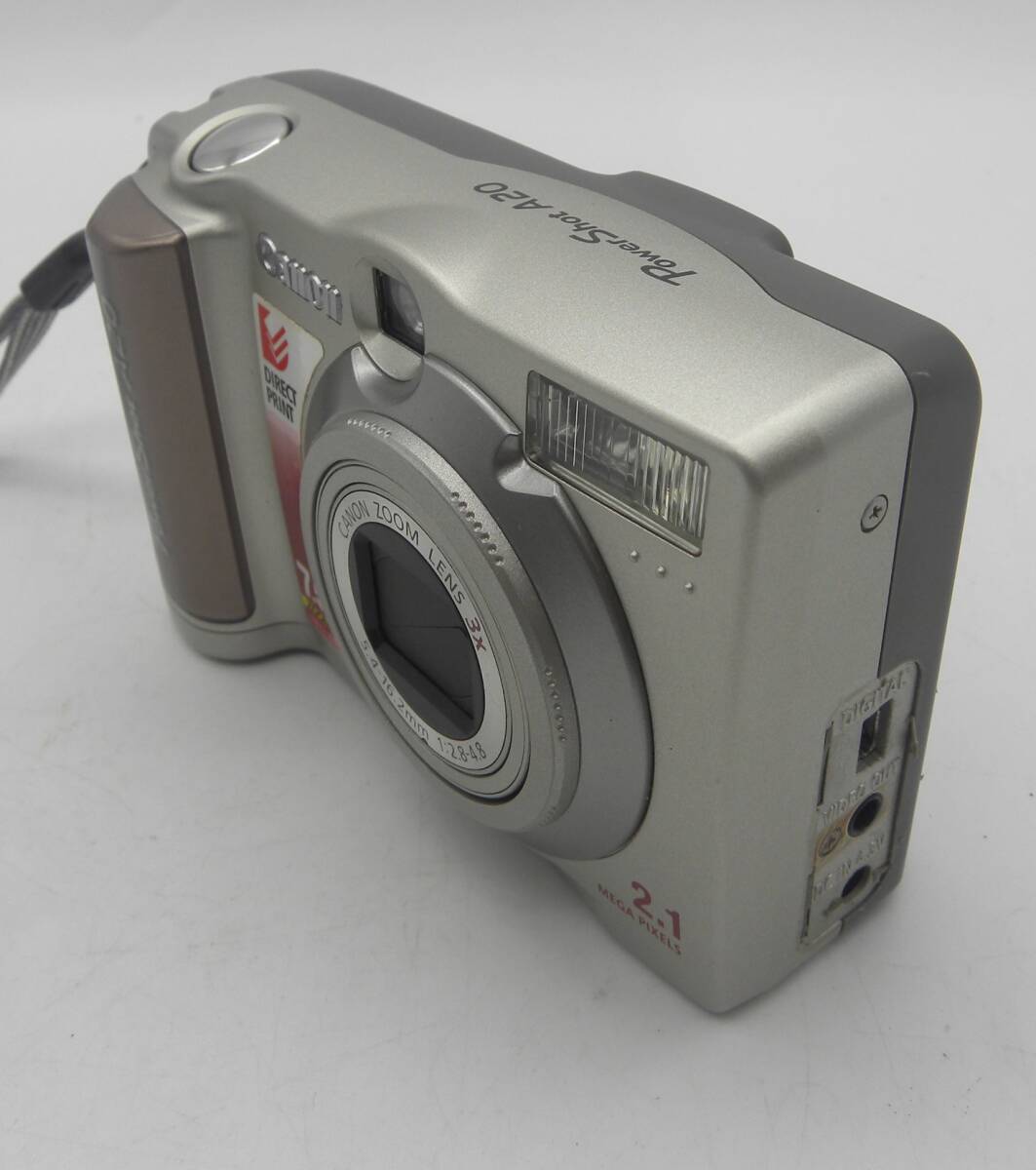 Canon キヤノン PowerShot A20 PC1007 コンパクトデジタルカメラ 　ケース付き　通電動作確認OK　5636_画像9