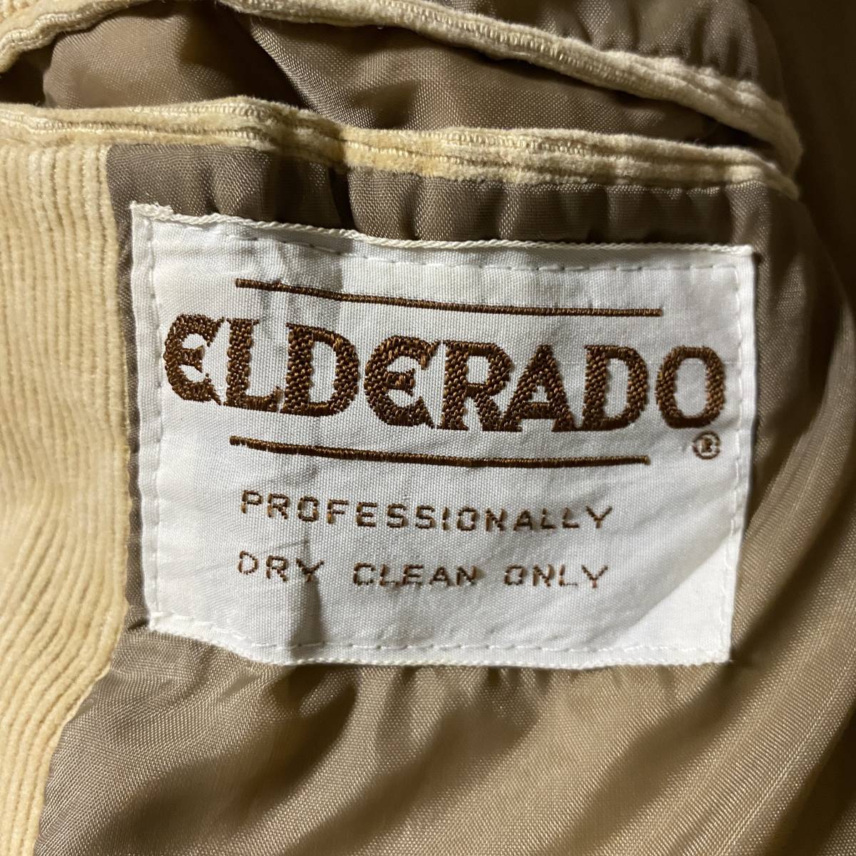 アメリカ古着 ELDERADO コーデュロイ テーラードジャケット アメリカ古着 ELDERADO コーデュロイ テーラードジャケット
