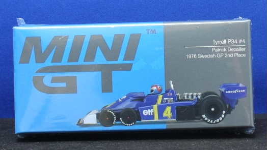 1/64 MINI-GT Tyrrell ティレル P34 スウェーデンGP 1976 2位入賞車 #4 Patrick Depailler【584】_画像2