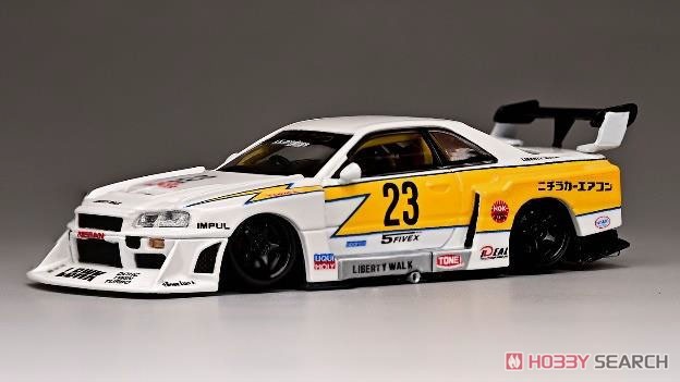 1/64 CMモデル 日産 Nissan スカイライン ER34 LBWK スーパーシルエット No.23 リバティーウォーク _※イメージ画像