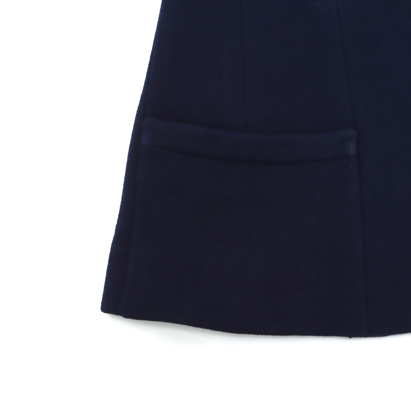 シャネル CHANEL スーツ ウール スカート セットアップ ネイビー_画像7