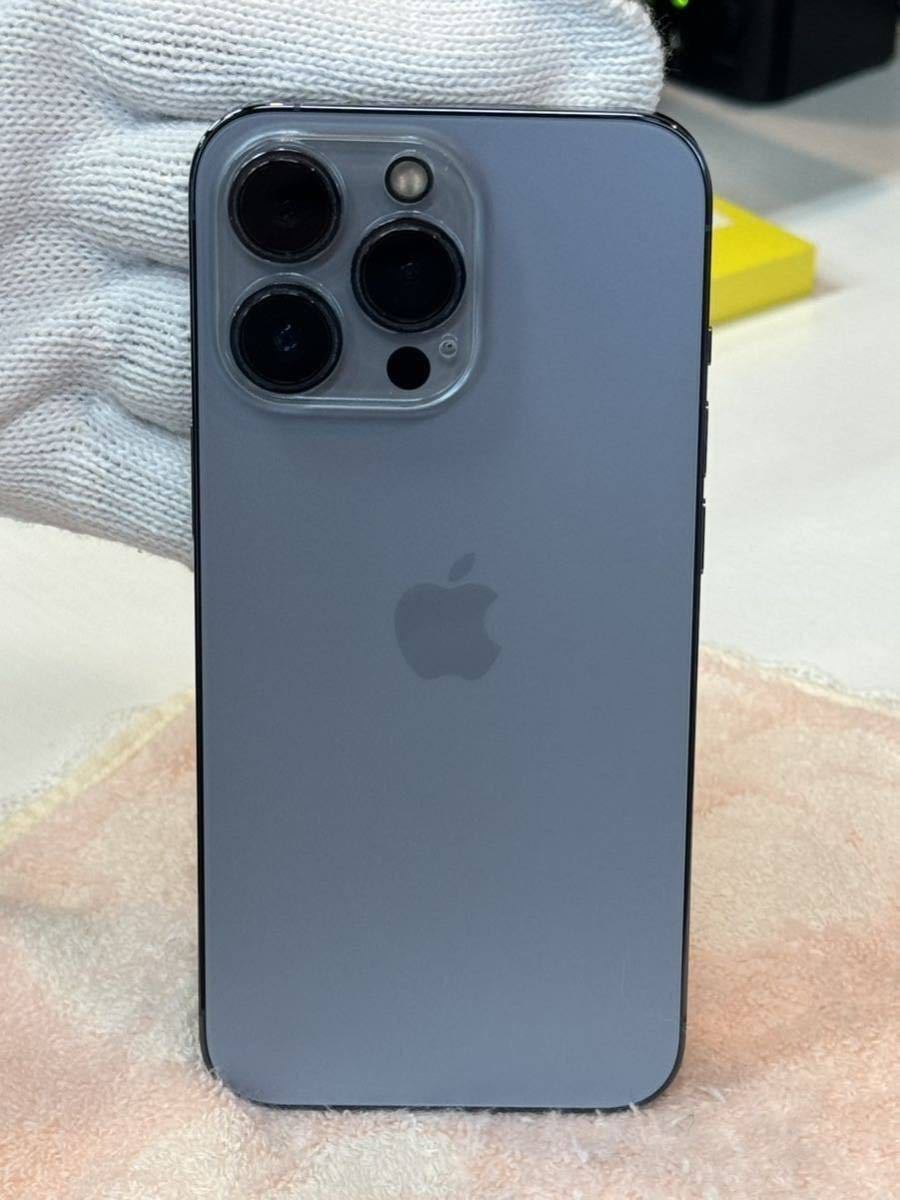 【送料無料】本物ルイヴィトンカバー付き Apple iPhone 13 Pro シエラブルー 256 SIMフリー MLUU3docomoショップ購入、判定◯_画像5