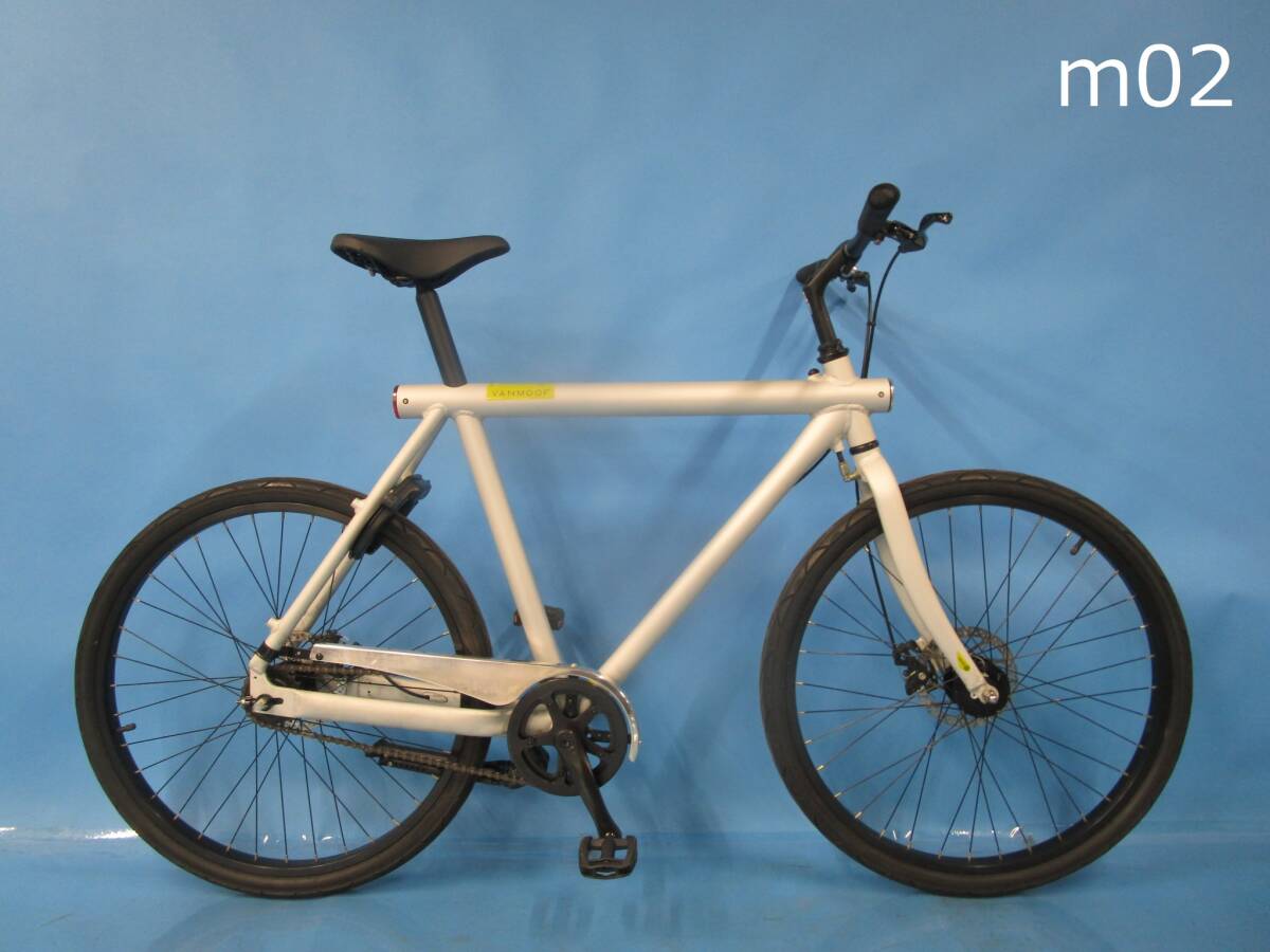 ☆大阪西淀☆ VANMOOF M2 3.2 アルミフレーム クロスバイク ディスクブレーキ キックシフト内装2段 26インチ バンムーフ 中古 自転車 m02