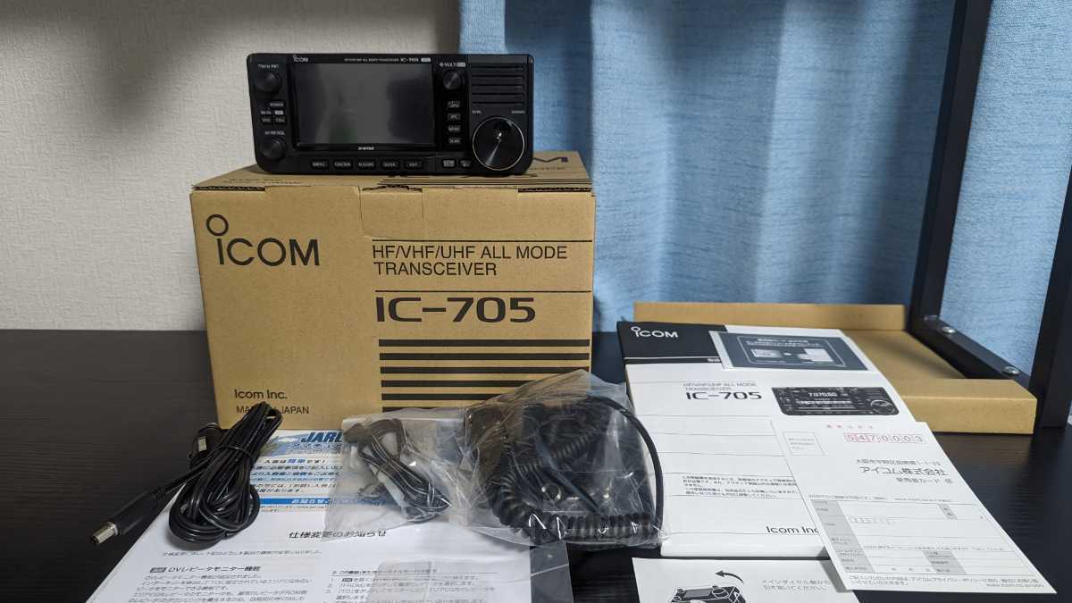 ICOM IC-705 オプション IC-705専用　シガープラグ付きDC電源ケーブル付き_画像1