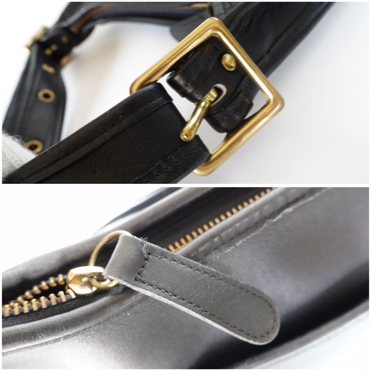 【美品】オールドコーチ ショルダーバッグ 黒 金具 ワンショルダー