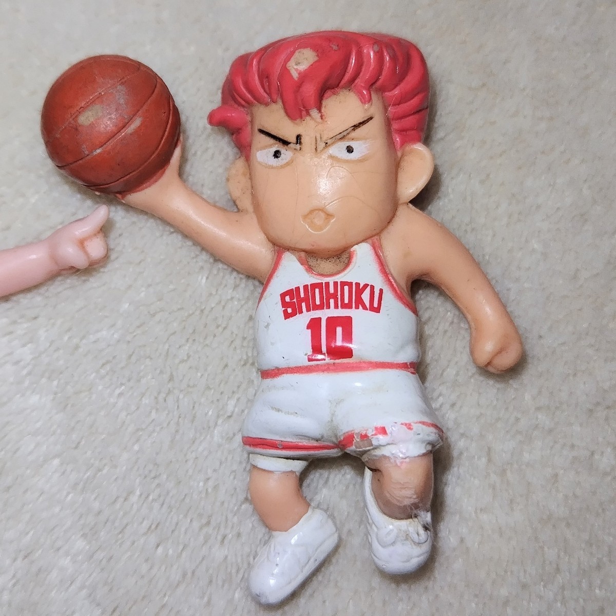 スラムダンク SLAMDUNK キーホルダー フィギュア 桜木花道 仙道彰 バスケ バスケットボール 当時物 中古 送料無料 M2