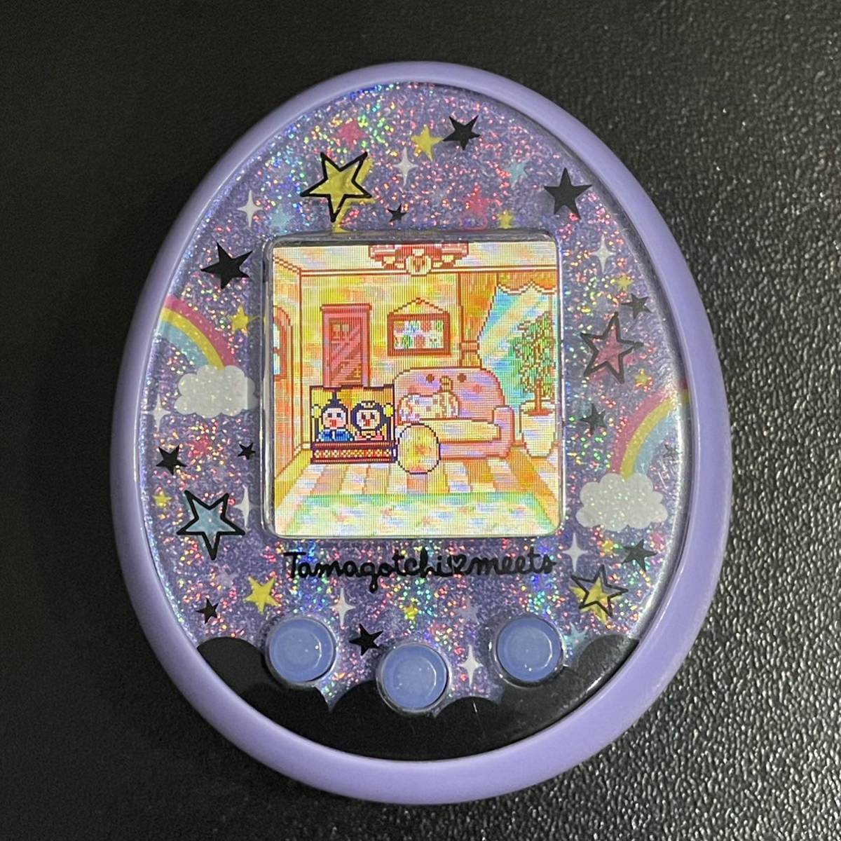 動作確認済み たまごっちみーつ　マジカルみーつ　パープル　たまごっち BANDAI バンダイ Tamagotchi meets紫色_画像1