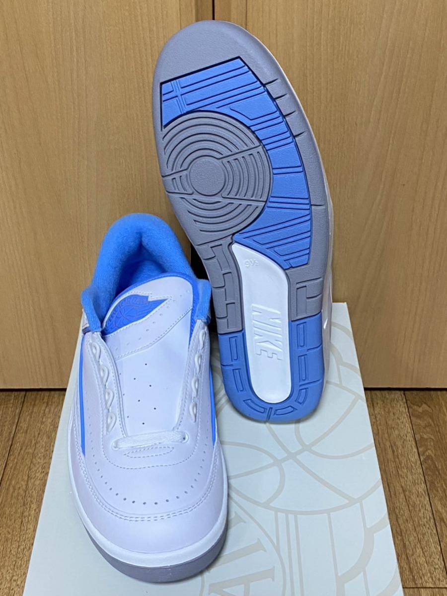 ◇新品 国内正規品 NIKE AIR JORDAN 2 RETRO LOW DV9956-104 US9.5 27.5cm UNIVERSITY BLUE ナイキ エアジョーダン 2 ユニバーシティブルー