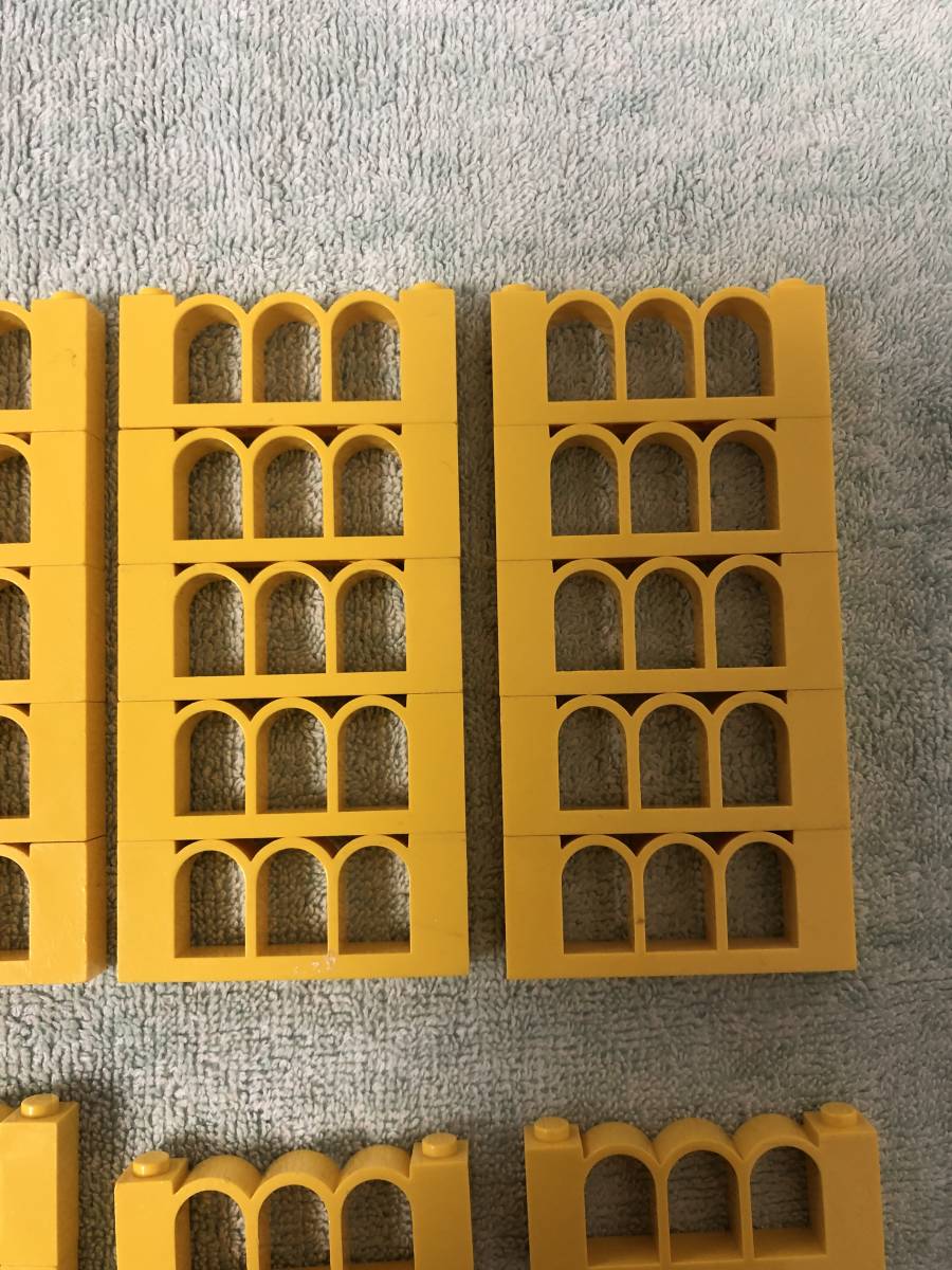 大量　ジャンク　部品　レゴ　LEGO　黄色　柵　ガード　34個　セット　　　　　　　　　　　　　　　　　　　　056－01020－81_画像4