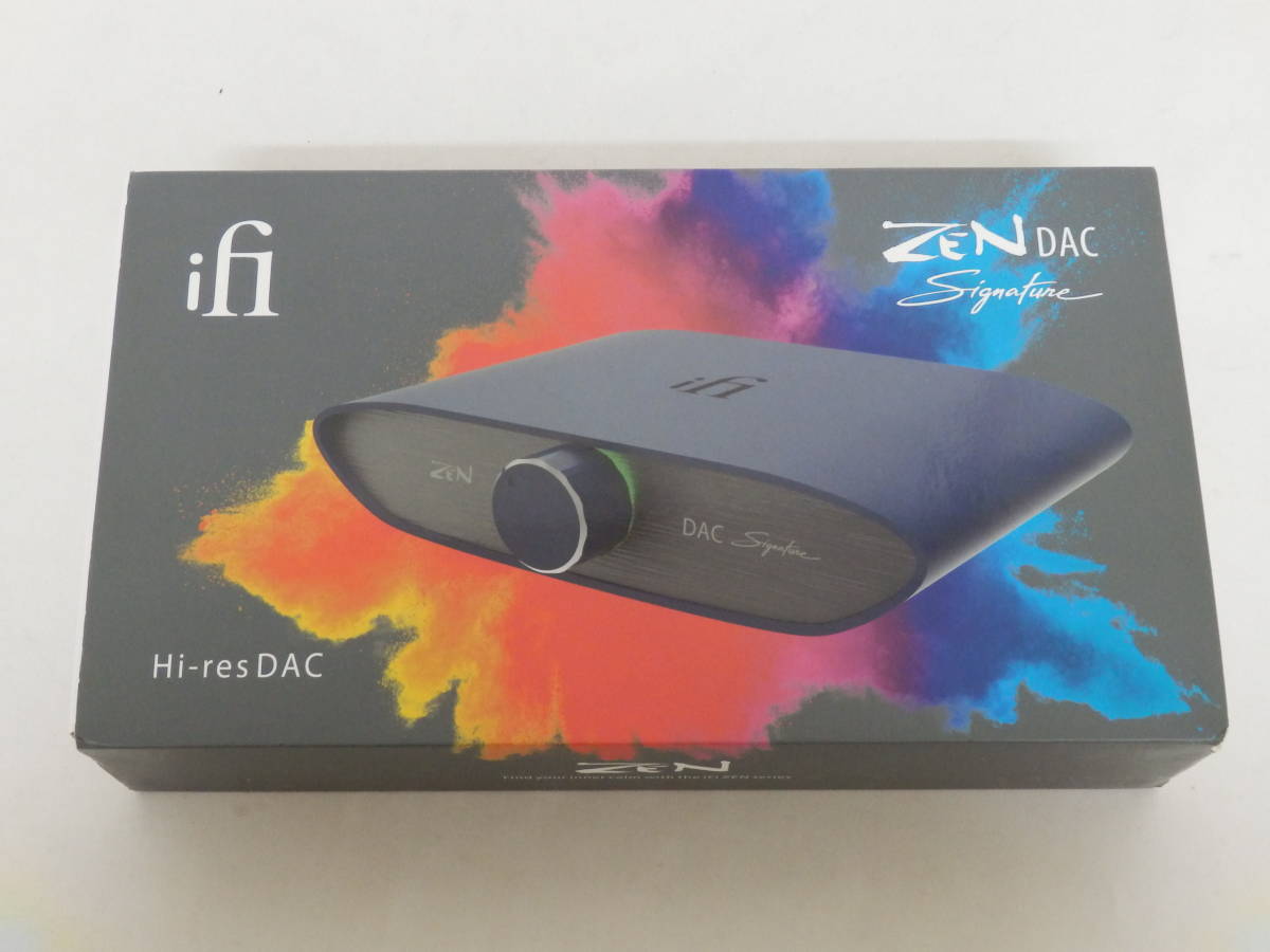 100D323B♪ iFi Audio ZEN DAC Signature Hi-resDac 交換アンプ 中古