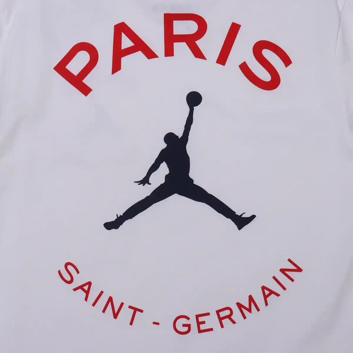 ナイキ ジョーダン パリサンジェルマン ロゴ ショートスリーブ Tシャツ Lサイズ ホワイト 白 JORDAN ジャンプマン PSG 半袖 送料370円_画像7