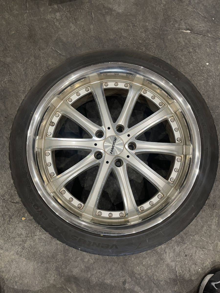 ハルトゲ HARTGE BMW 7シリーズ 等 F01 にて使用 スペーサー付き 中古4本セット 20インチ 245/40R20 275/35R20 pcd120の画像1