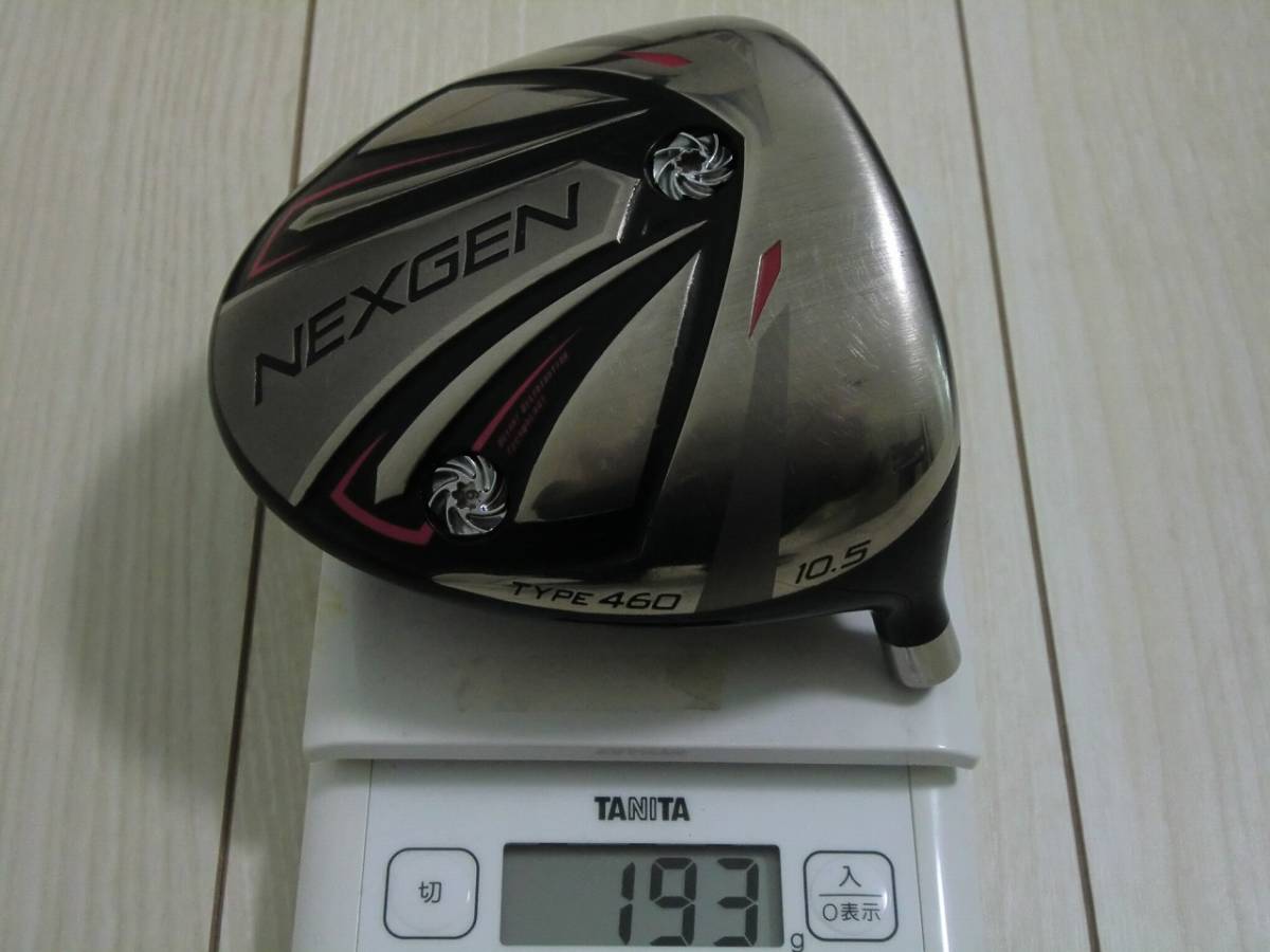 送料520円◆ハドラスコーティング施工済◆ゴルフパートナー◆NEXGEN6 Type460 10.5°◆1Wヘッドのみ、単体_画像2