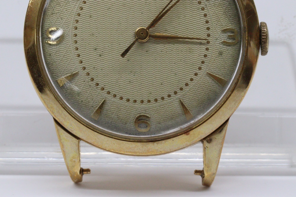 AUREOLE K18　17石　手巻き　メンズ腕時計　18金　オレオール　18K　3針　アンティーク　レトロ　当時物