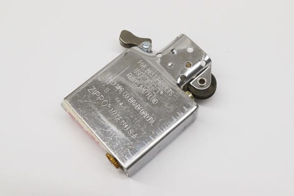  【未使用】 ZIPPO ジッポー 1935 レプリカ ブラッシュド加工 オイルライター 2015年製 箱付 の画像8