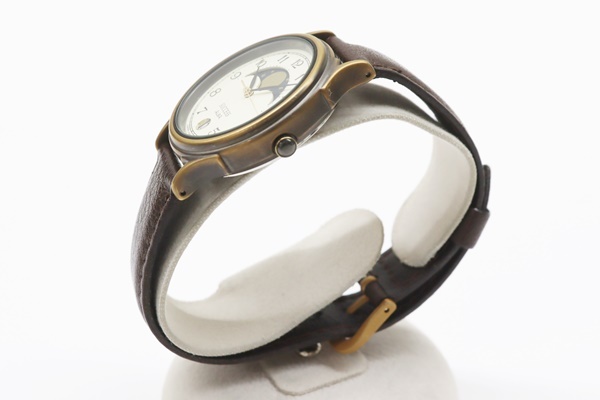  セイコー アルバ サクセス 腕時計 V338-6A90 2024年2月電池交換済 稼動品 ムーンフェイズ デイト メンズ SEIKO ALBA SUCCESS_画像2