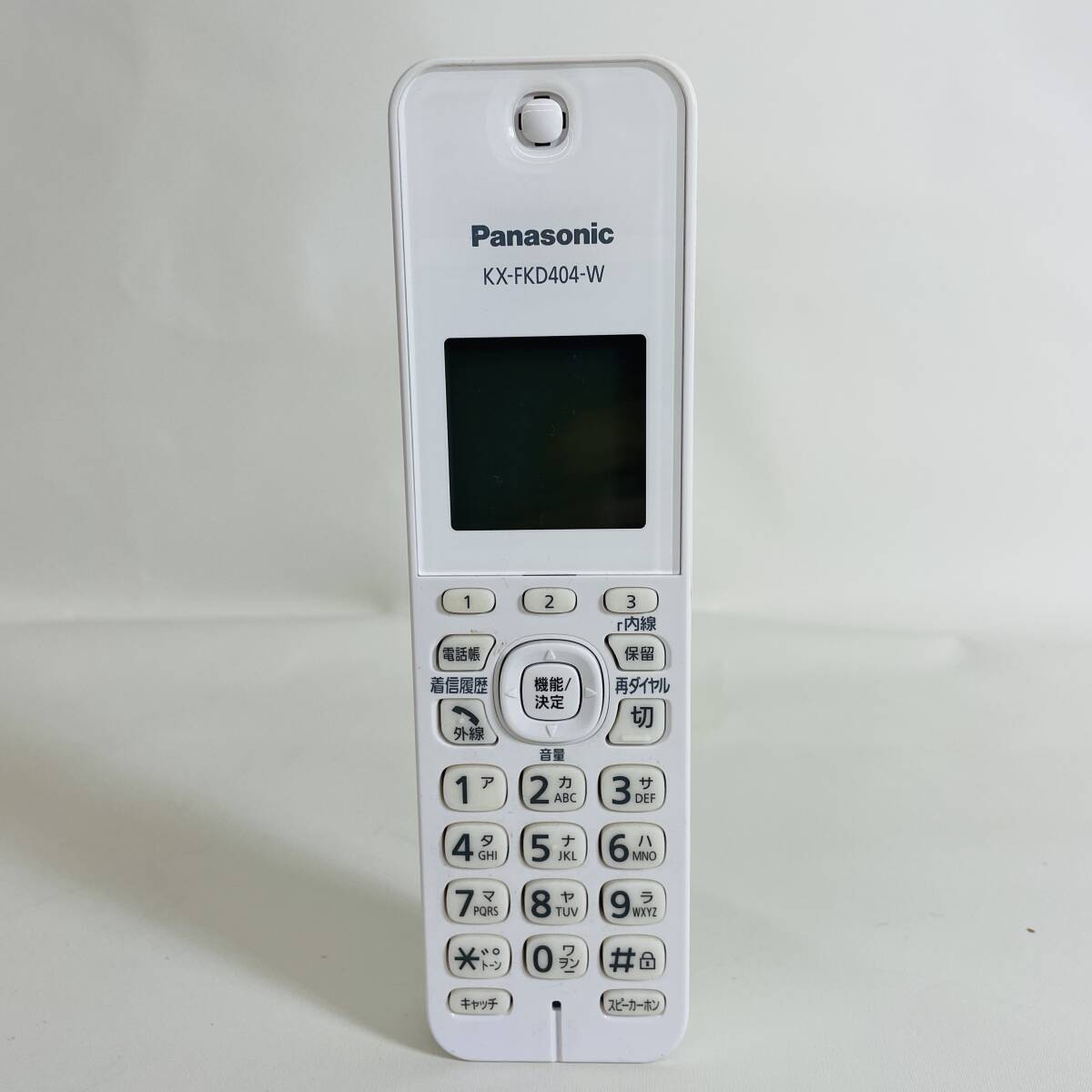 【ジャンク品】KX-FKD404-W 子機 Panasonic ※2400010337017_画像1