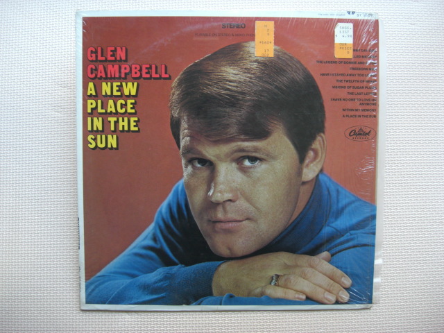 ＊【LP】GLEN CAMPBELL／A NEW PLACE IN THE SUN（ST2907）（輸入盤）シュリンク付の画像1