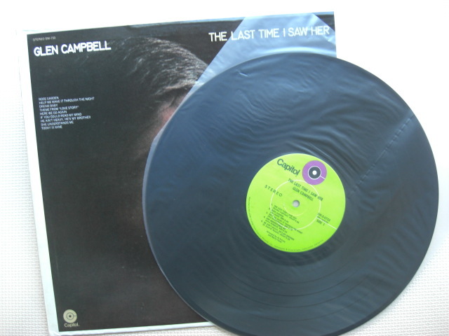 ＊【LP】GLEN CAMPBELL／THE LAST TIME I SAW HER（SW-733）（輸入盤）の画像2