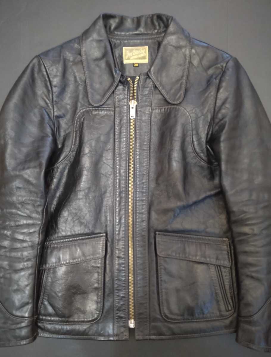 THE REAL McCOY’S　MJ15011LEATHER JACKET &quot;DEAD WOOD&quot; / 030BLACK